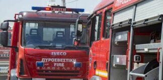 Πυρκαγιά σε οικία στην Κυπερούντα με μερική κατάρρευση στέγης