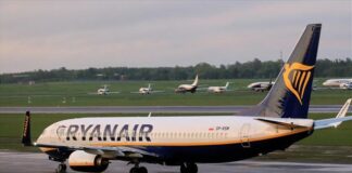 Αγωνία στους αιθέρες – Αεροπλάνο της Ryanair,, λόγω κακοκαιρίας προσγειώθηκε στη Λάρνακα, αντί στην Πάφο