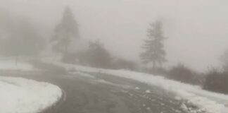 Διακοπή κυκλοφορίας στην Πάρνηθα λόγω χιονόπτωσης – Χιόνια σε Ιπποκράτειο Πολιτεία, Καπανδρίτι (βίντεο)