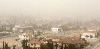 Σκόνη στην ατμόσφαιρα – Στους 29 βαθμούς η θερμοκρασία
