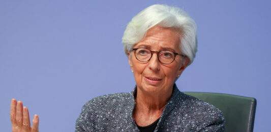 File Photo: European Central Bank (ecb) President Christine Lagarde Gestures As She Addresses A News Conference On The Outcome Of The Meeting Of The Governing Council, In Frankfurt