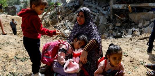 Gaza Family Flees As Its Home Is Destroyed A Second Time