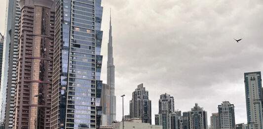 A General View Of Floods Caused By Heavy Rains In Dubai