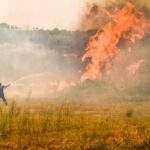 Πυρκαγιά πλησίον της κοινότητας Ανδρολίκου – Επιστρατεύτηκε το “σχέδιο Αστραπή”
