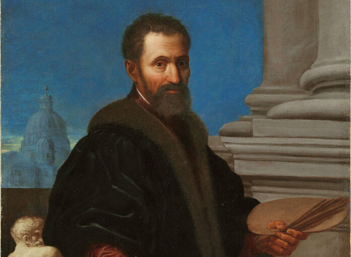 Portrait Of Michelangelo Buonarroti, Early 17th Cen.