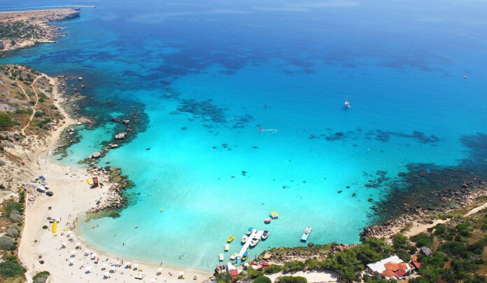 Konnos Bay Aerial View