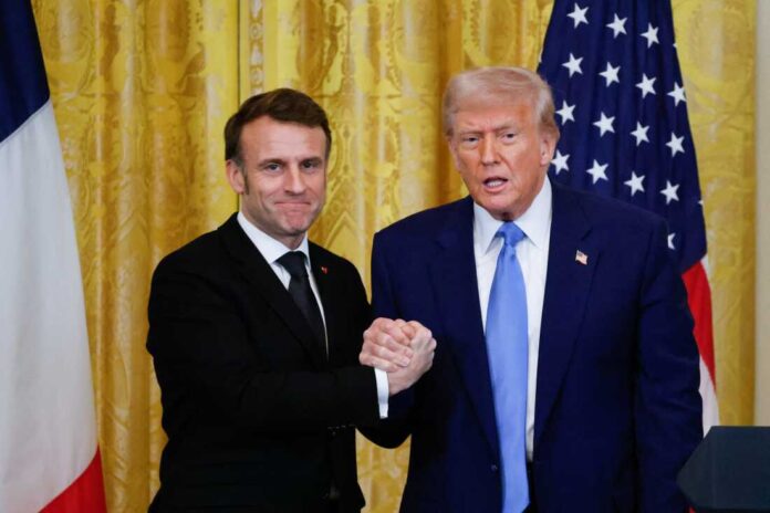 Us France Politics Diplomacy Trump Macron