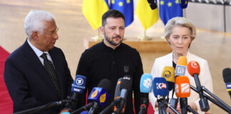 Δείπνο Ζελένσκι με Ρούτε, Κοστα, Φον Ντερ Λάιεν τη Δευτέρα στις Βρυξέλλες Zelensky kwsta ursula