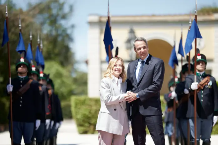 Mitsotakis meloni