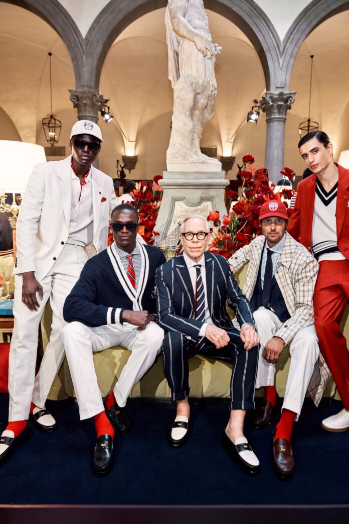 Pitti uomo the hilfiger social club tommy hilfiger models couch
