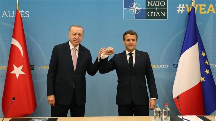 Macron erdogan