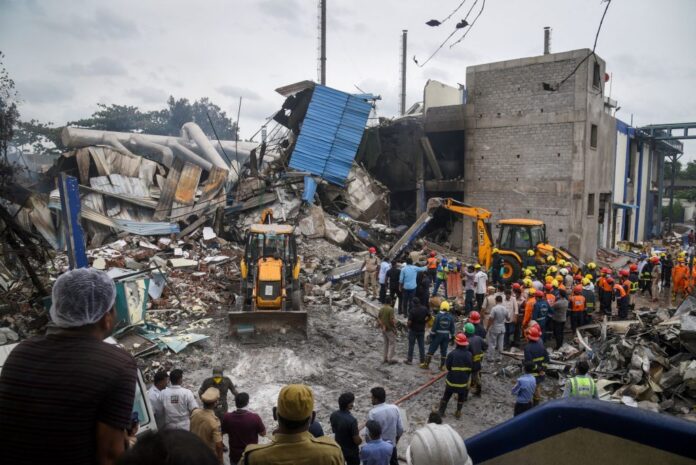 Explosion and fire at a chemical factory in india 1024x684