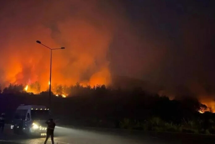 πυρκαγια σμυρνη