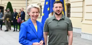 Φον ντερ Λάιεν: Κρίσιμες ημέρες για τη χρηματοδότηση της Ουκρανίας Ursula zelensky