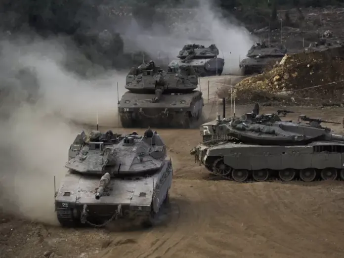 Israel tanks ap.jpg