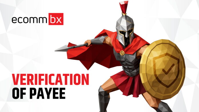 Ecommbx verification of payee