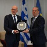 Αμυντική συνεργασία Ελλάδας-Κύπρου και SAFE συζήτησαν Πάλμας-Δένδιας στη Θε/νίκη Dendias palmas