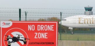 Drones στο Βέλγιο: Έκλεισε ξανά το αεροδρόμιο της Λιέγης AERODROMIO LIEYIS