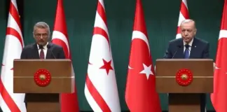 Συνάντηση Έρχιουρμαν – Ερντογάν – Η πιο ρεαλιστική λύση στο Κυπριακό είναι η συνύπαρξη δύο κρατών ERNTOGAN ERXIOURMAN