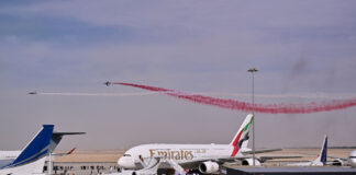 Ντεμπούτο για το A350 της Emirates στο Dubai Airshow 2025 PHOTO