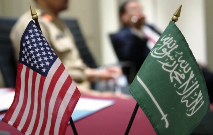 US Saudi Flags