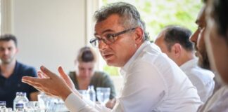 Το οδόφραγμα Αγίου Δομετίου επισκέφθηκε ο Έρχιουρμαν Erhurman