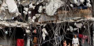 Ερείπια στην πόλη της Γάζας Gaza