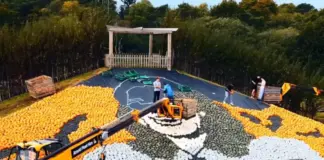 Ρεκόρ Γκίνες για το μεγαλύτερο μωσαϊκό από κολοκύθες – φόρο τιμής στον Όσμπορν Ozzy osbourn2.png