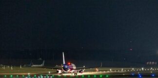 Λιθουανία: Αεροπλάνο εξετράπη της πορείας του σε διάδρομο του αεροδρομίου του Βίλνιους Vilnious aerodr 696x464