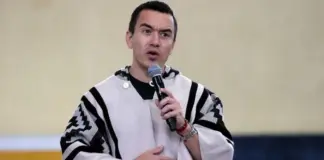 Ο Ισημερινός στις κάλπες την Κυριακή σε δημοψήφισμα κρίσιμο για τον Πρόεδρο W08 62030DanielNoboa