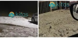 Ντύθηκαν στα λευκά δρόμοι στη Λεμεσό – Δείτε φωτογραφίες και βίντεο Xalazi stous dromous 1024x481