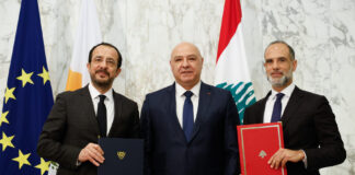 Αούν: Ανοίγει ο δρόμος για εξερεύνηση θαλάσσιων πόρων Κύπρου-Λιβάνου Πρόεδρος της Δημοκρατίας – Πρόεδρ