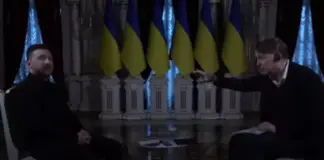 Συνέντευξη Ζελένσκι στον Guardian με διακοπές ρεύματος: «Δεν φοβάμαι τον Τραμπ» Zelenski guardian.png