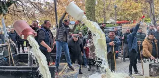 Αποφασισμένοι οι αρότες στην Ελλάδα: «Περιμένουμε τον πρωθυπουργό» – 2.000 τρακτέρ στον Ε65 Agrotes maketa