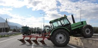 Tέταρτη εβδομάδα αγροτικών κινητοποιήσεων στην Ελλάδα – Σήμερα κλείνουν τις σήραγγες των Τεμπών Bloka patra 696x464