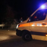 ÁÑÃÏÓ Ôñï÷áßï äõóôý÷çìá ìå Ýíá íåêñü êáé Ýíáí ôñáõìáôßá óôçí Ìõêçíþí Íáõðëßïõ.(EUROKINISSI ÂÁÓÉËÇÓ ÐÁÐÁÄÏÐÏÕËÏÓ)