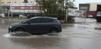Κακοκαιρία Byron στην Ελλάδα: Συναγερμός για υπερχειλίσεις ποταμών – Πότε εξασθενεί, πού καταγράφηκε το μεγαλύτερο ύψος βροχής Kakokairia byron 4 3 696x464