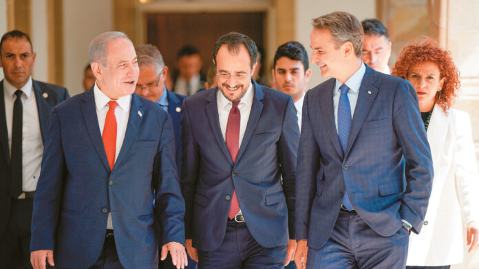 Netaniaxu mitsotakis xristodoulidis