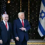 Με επαίνους στον Νετανιάχου, ο Τραμπ ζητά να μπει στη β’ φάση η εκεχειρία στη Γάζα Trump netaniaxou