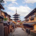 Early,Morning,In,Gion,Kyoto,,Wood,Pagoda,In,Kyoto,Old
