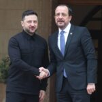 Έφθασε στο Προεδρικό ο Ζελένσκι – Τον υποδέχθηκε ο ΠτΔ (ΦΩΤΟ) Xristodoulidis zelensky