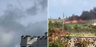 Συνετρίβη αεροσκάφος της RAF στην Ουαλία-Εκτινάχθηκαν οι 2 πιλότοι, νοσηλεύονται με ελαφρά τραύματα (βίντεο)