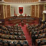ΒΙΝΤΕΟ: Χάος στο κοινοβούλιο της Αλβανίας – Βουλευτές πιάστηκαν στα χέρια