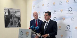 Η ενεργειακή συνεργασία στην Ανατολική Μεσόγειο σε συνάντηση Δαμιανού με Γερουσιαστή ΗΠΑ