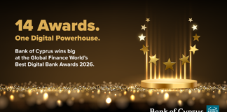 Σάρωσε η Τράπεζα Κύπρου στα 2026 World’s Best Digital Bank Awards του Global Finance