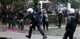 Συγκρούσεις φοιτητών στο Βέλγιο με την αστυνομία