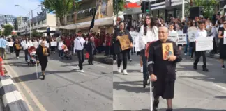 Θερμό χειροκρότημα για τη Μάντολες στην παρέλαση στη Λευκωσία