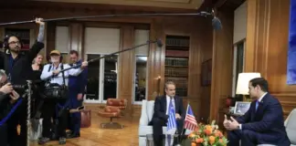 Ρούμπιο στη συνάντηση με Μητσοτάκη στο Μαξίμου: Πυλώνας σταθερότητας η Ελλάδα σε μια ασταθή περιοχή