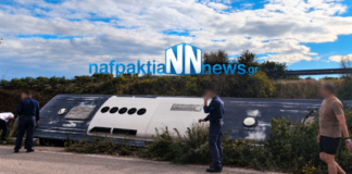 Εκτροπή λεωφορείου του Πολεμικού Ναυτικού σε παράδρομο της Ιόνιας Οδού, 13 τραυματίες
